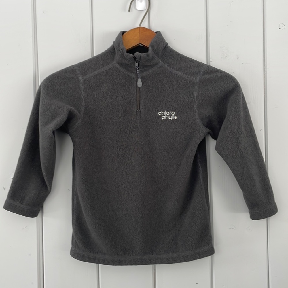 🔥5/$20🔥 Chlorophylle Fleece Pullover Sweater Youth Size 5 Grey